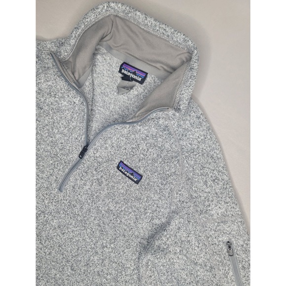 Patagonia Sweaters - Patagonia Better Sweater 1/4 Zip Womens Large Gray Fleece Pullover Worn Wear